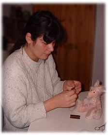 Laurence Veron, créatrice d'ours de collection