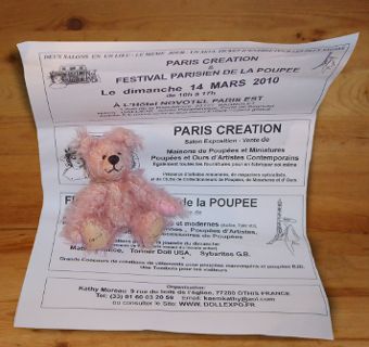 Le nounours du salon Paris-Creation