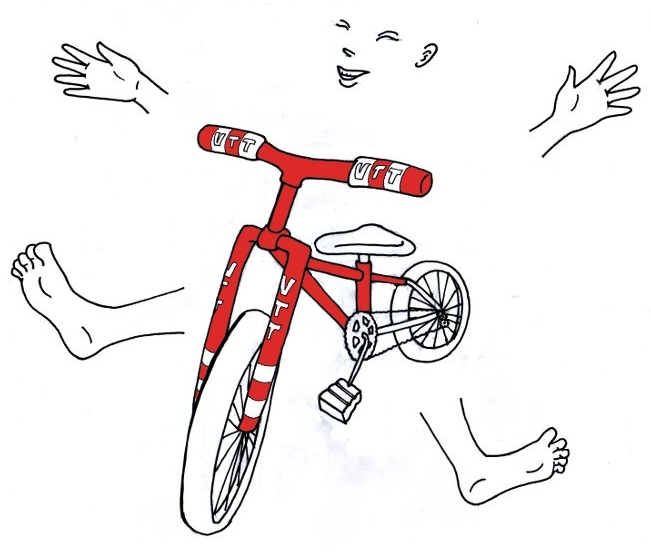 accident de vélo!